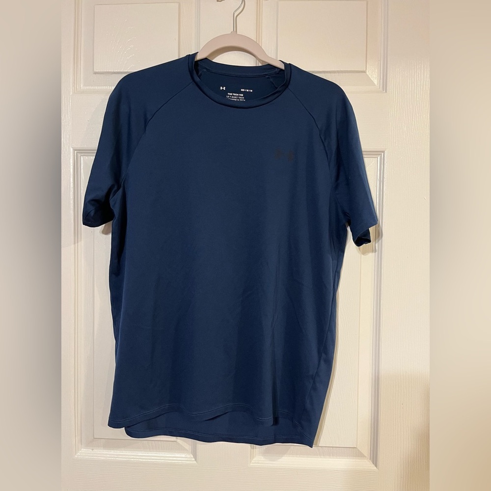 Under Armour Men's Navy Short Sleeve Tech Tee Medium